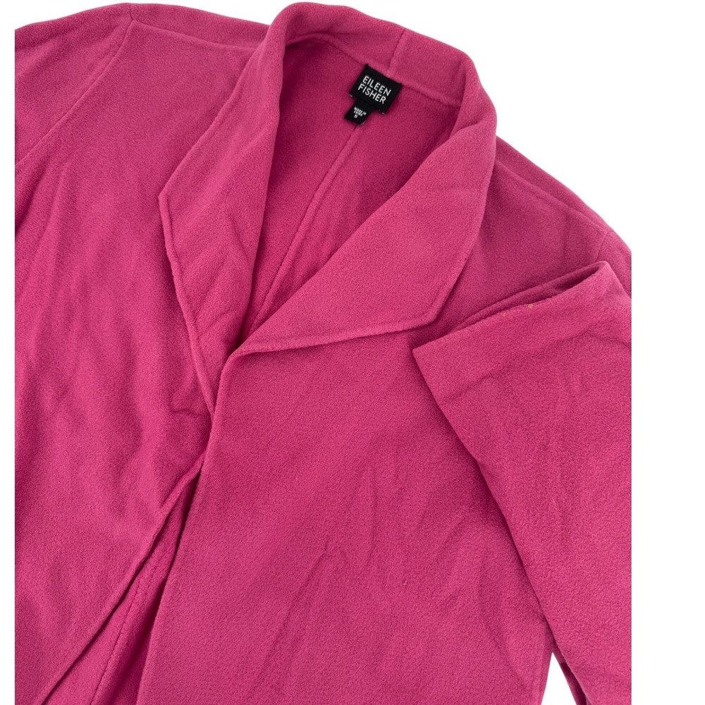 EILEEN FISHER Pink Shawl Collar Wool Cashmere Blend Cardigan Sweater‎ Jacket S